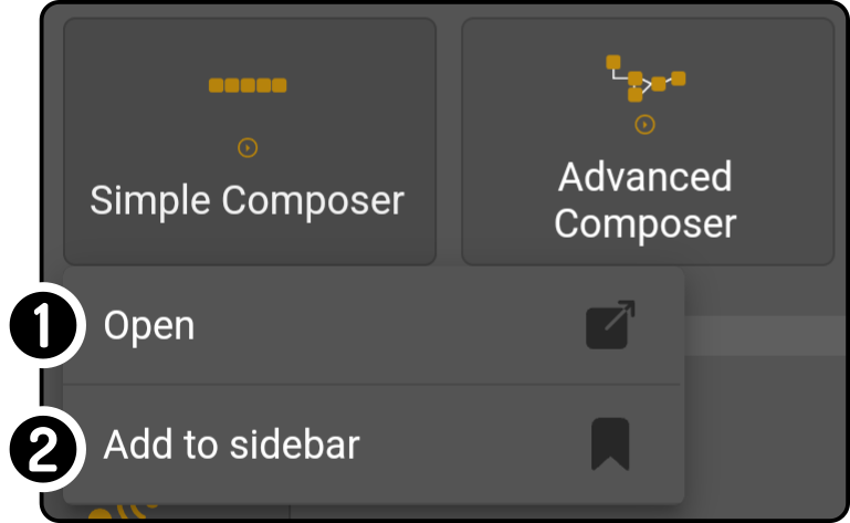 tap simplecomposer
