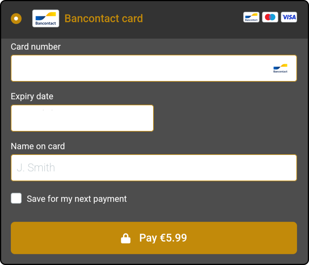 payment bancontact