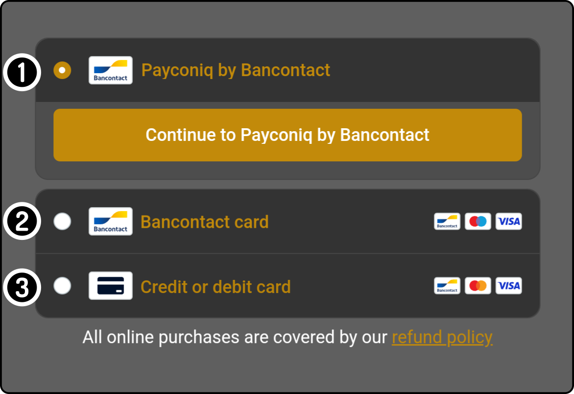 payment methods overview