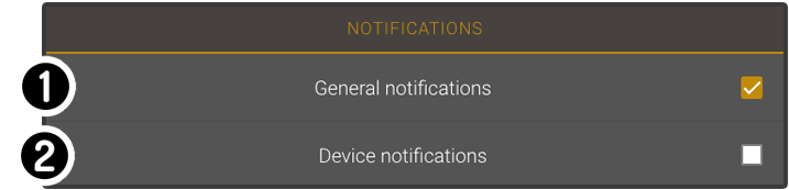 settings notifications